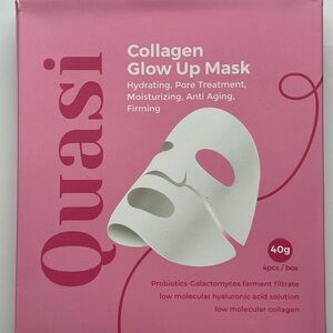 New in Box 4 Quasi K-Beauty Collagen Glow Up Sheet Masks